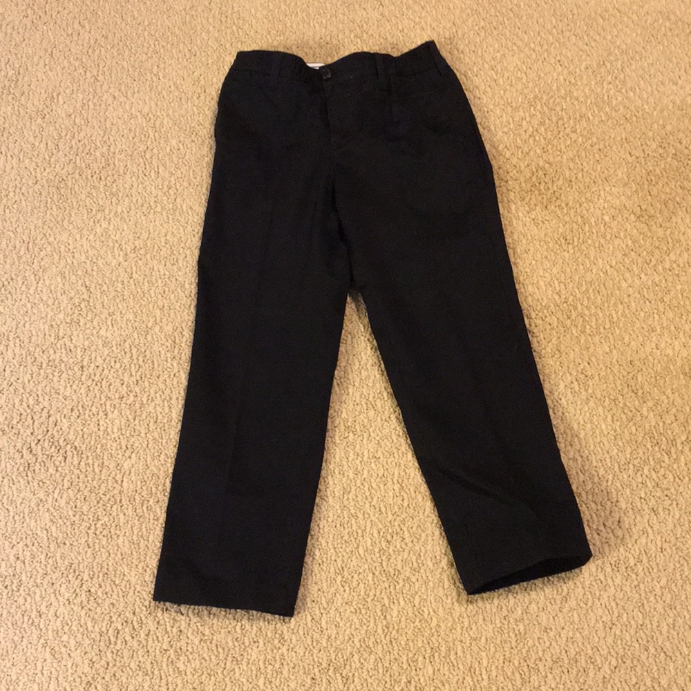 Black Lands End boys pants size 6-7